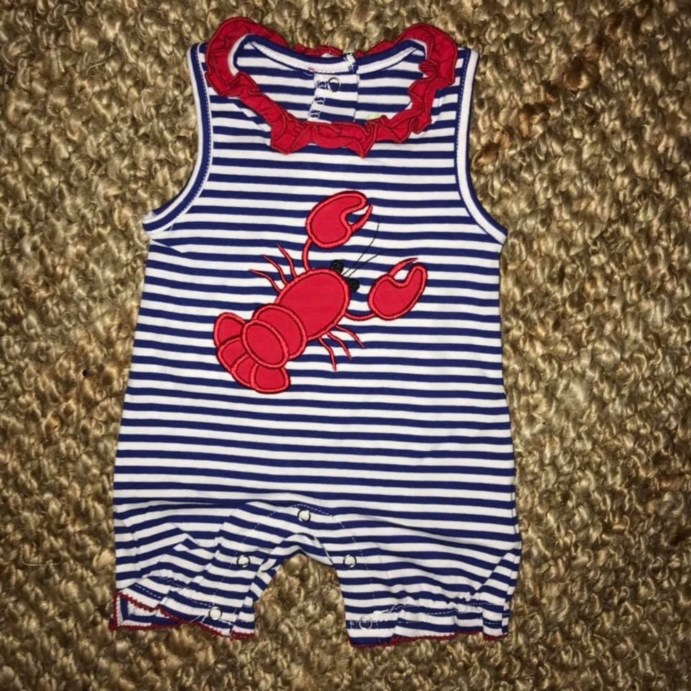 Crawfish lobster romper
